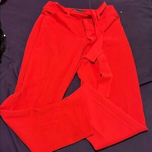 New York & Company Bold Red Trousers